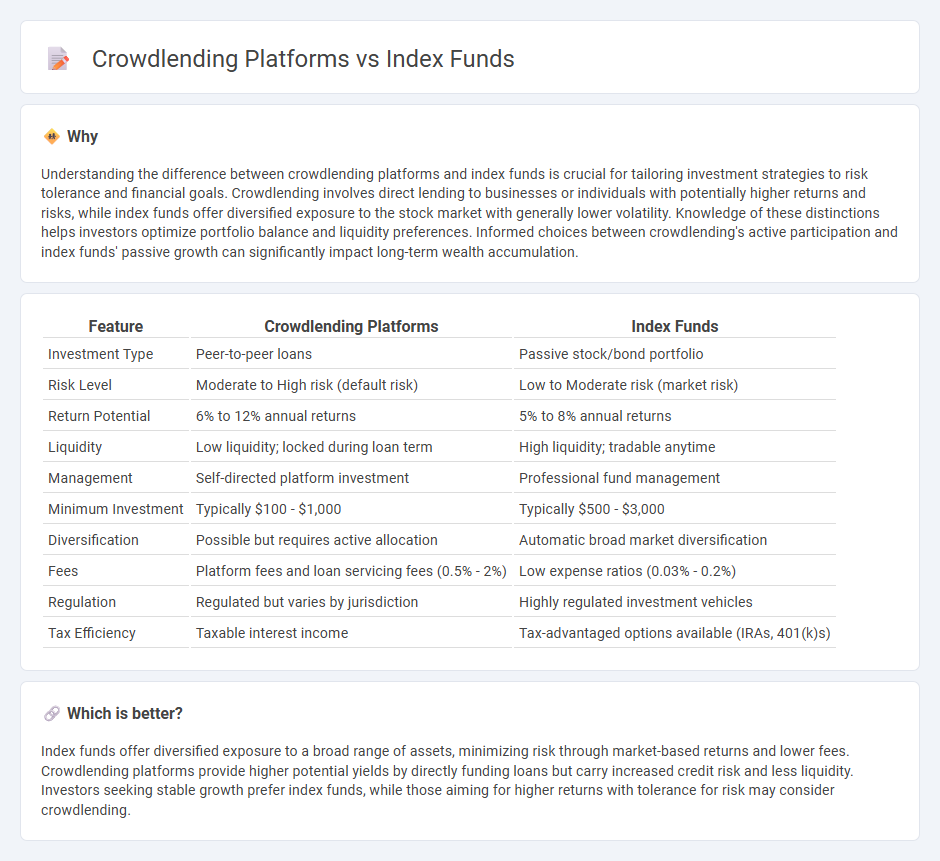 Crowdlending Platforms vs Index Funds in Investment