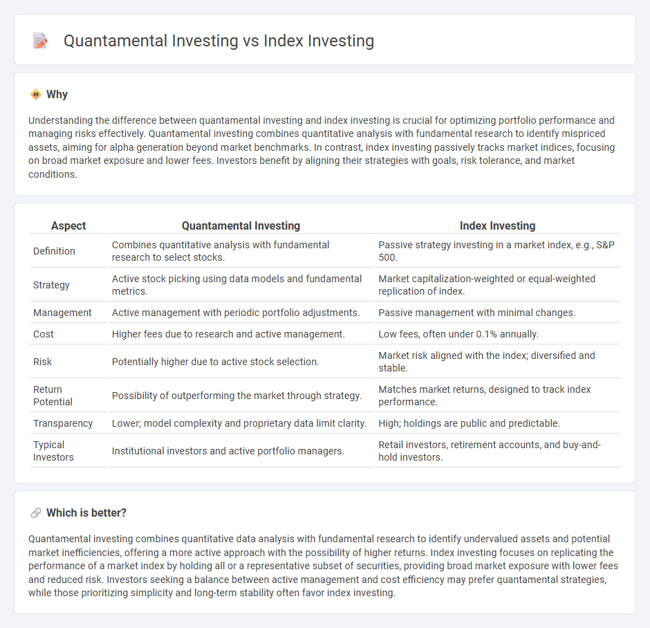 Quantamental Investing vs Index Investing in Finance