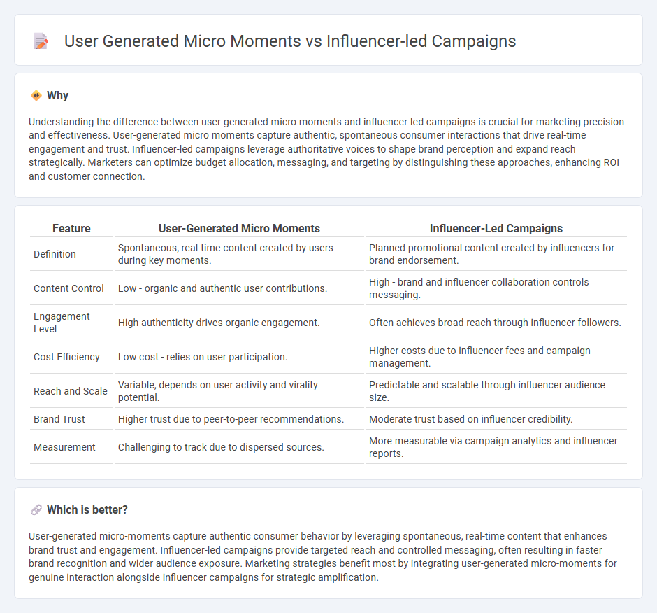 User Generated Micro Moments vs Influencer-Led Campaigns in Marketing