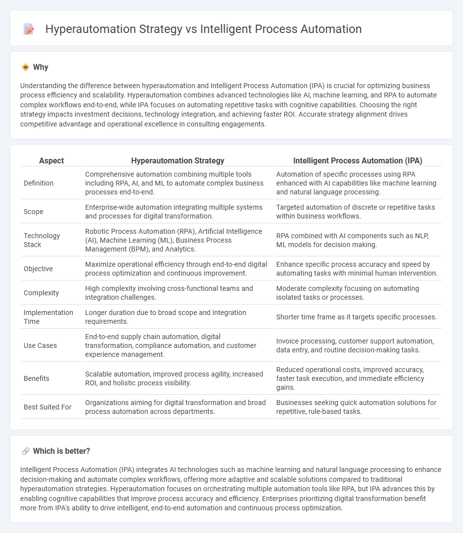 Hyperautomation Strategy vs Intelligent Process Automation in Consulting