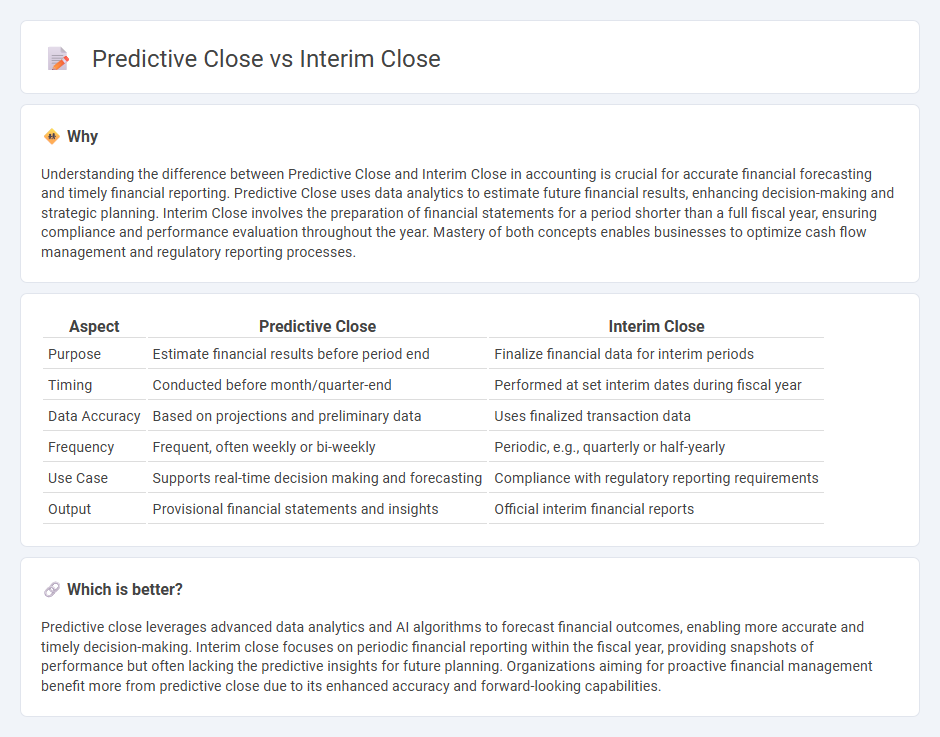 Predictive Close vs Interim Close in Accounting