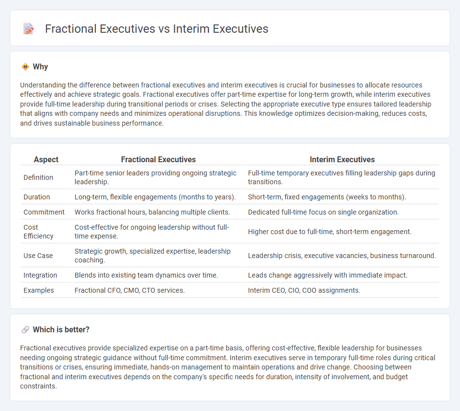 Fractional Executives vs Interim Executives in Consulting