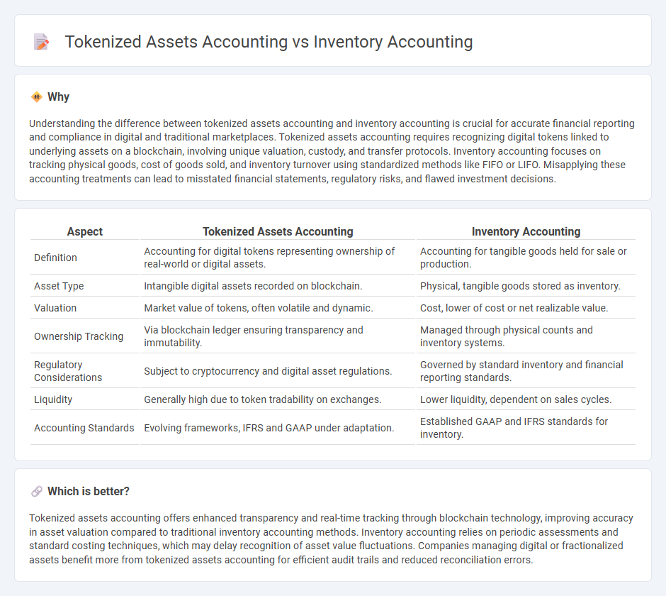 Tokenized Assets Accounting vs Inventory Accounting in Accounting