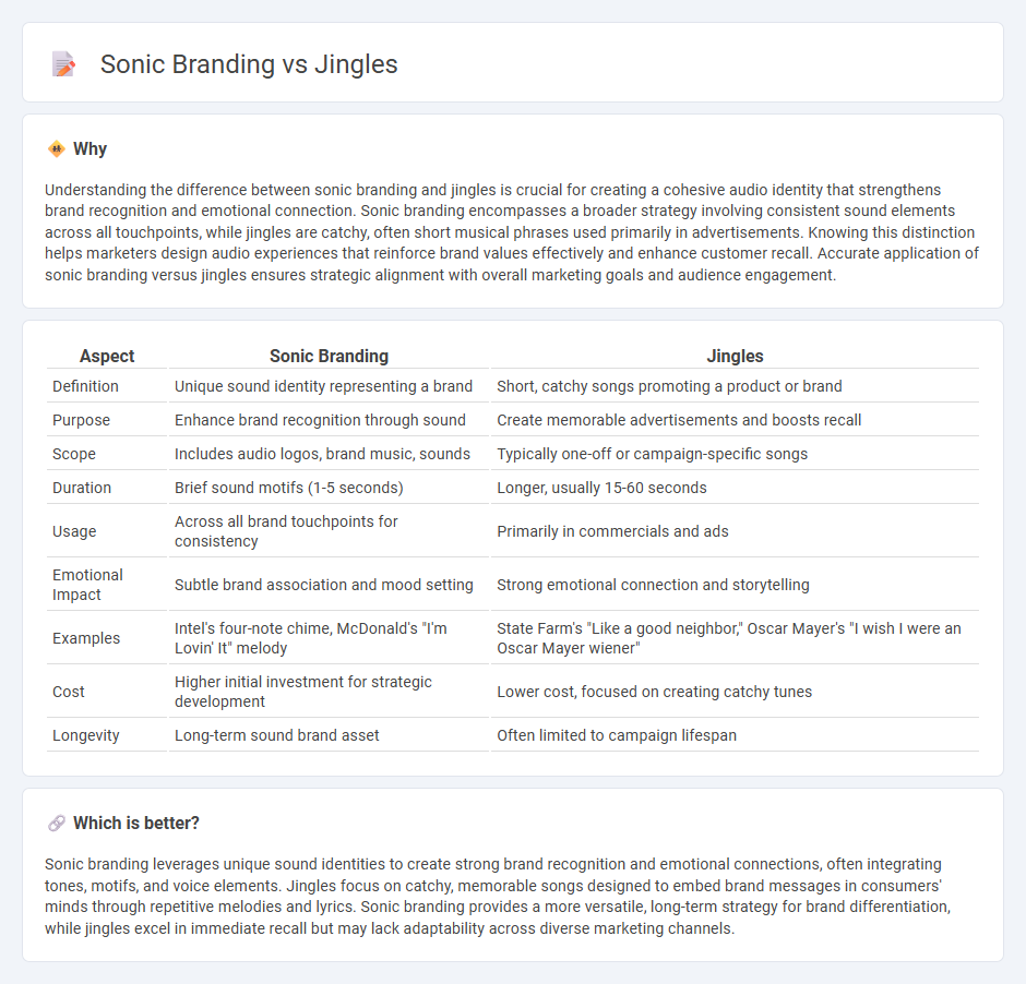 Sonic Branding vs Jingles in Marketing