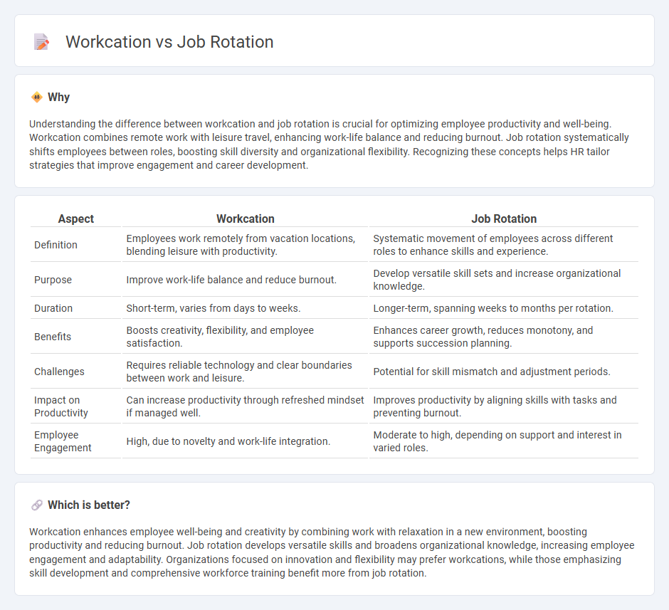 Workcation vs Job Rotation in Human Resources