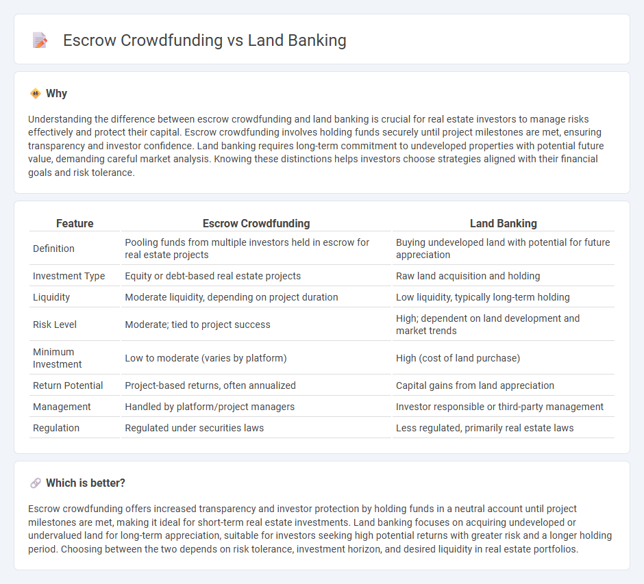 Escrow Crowdfunding vs Land Banking in Real Estate