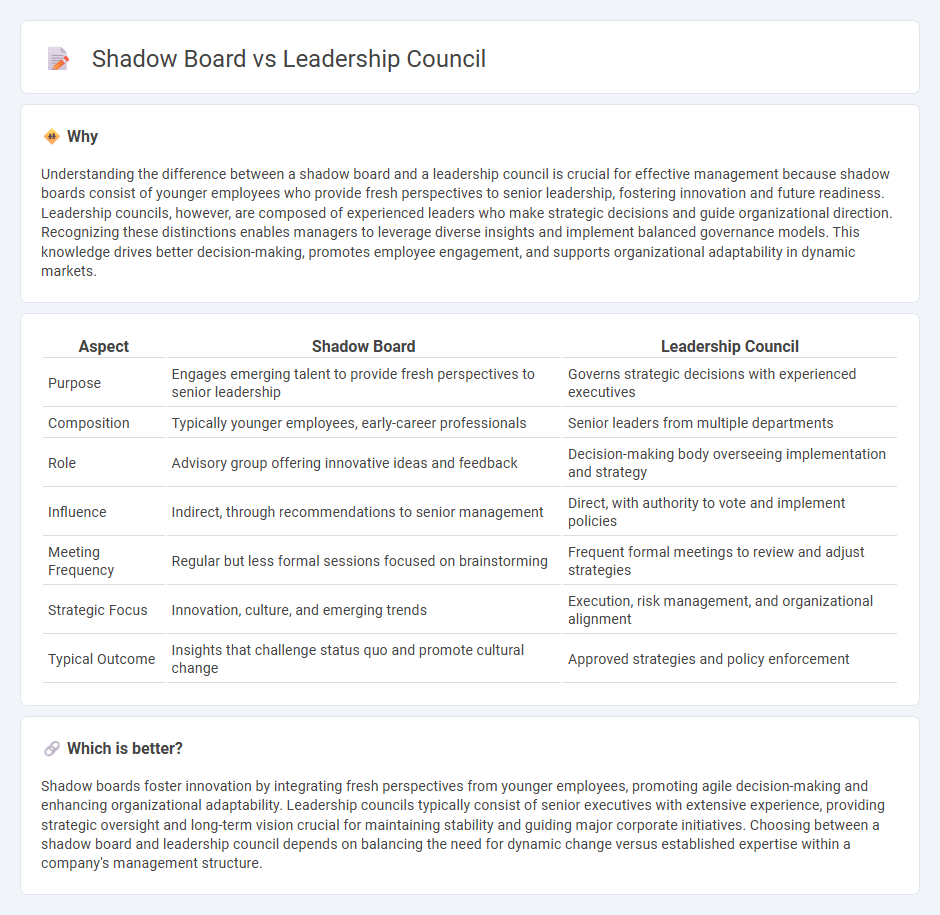 Shadow Board vs Leadership Council in Management