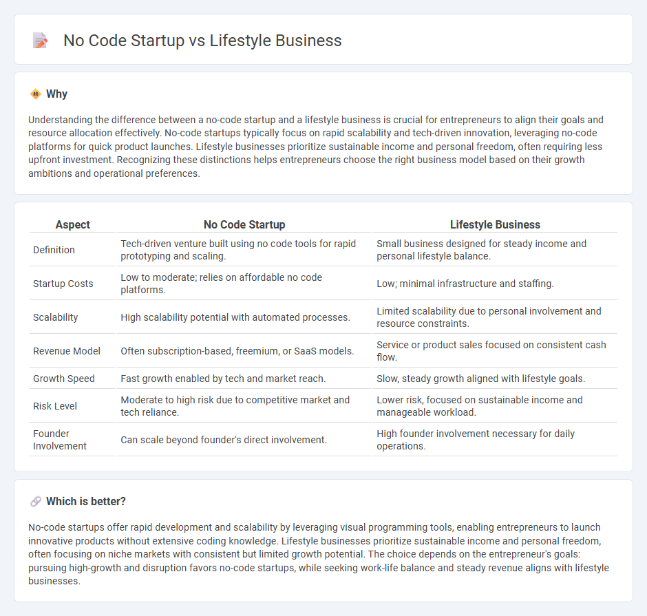No Code Startup vs Lifestyle Business in Entrepreneurship
