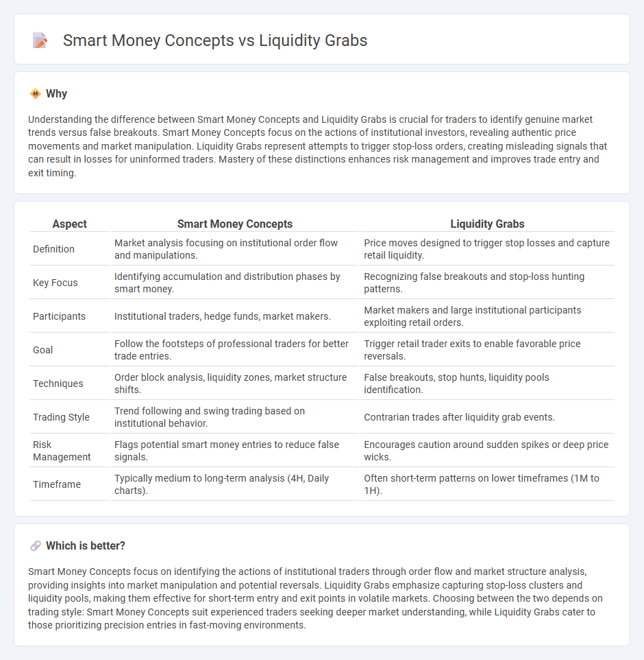 Smart Money Concepts vs Liquidity Grabs in Trading