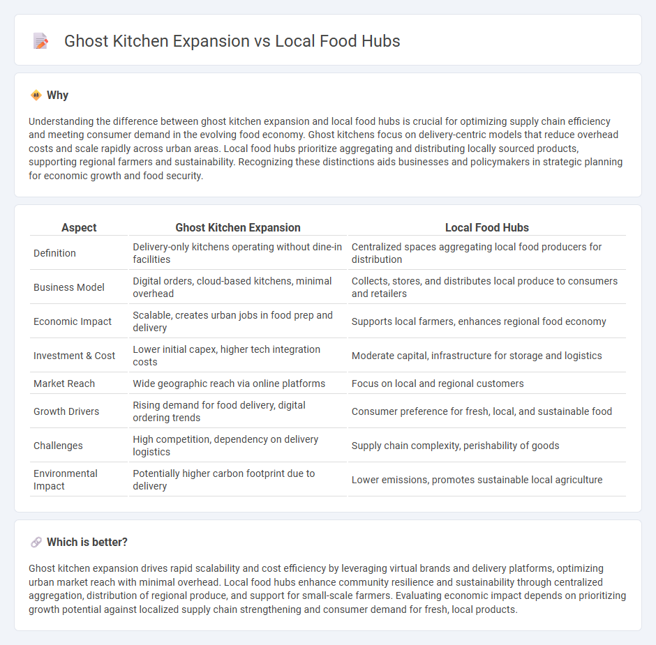 Ghost Kitchen Expansion vs Local Food Hubs in Economy