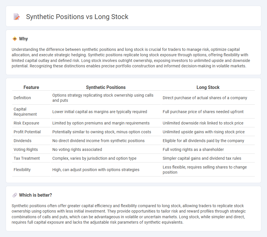 Synthetic Positions vs Long Stock in Trading