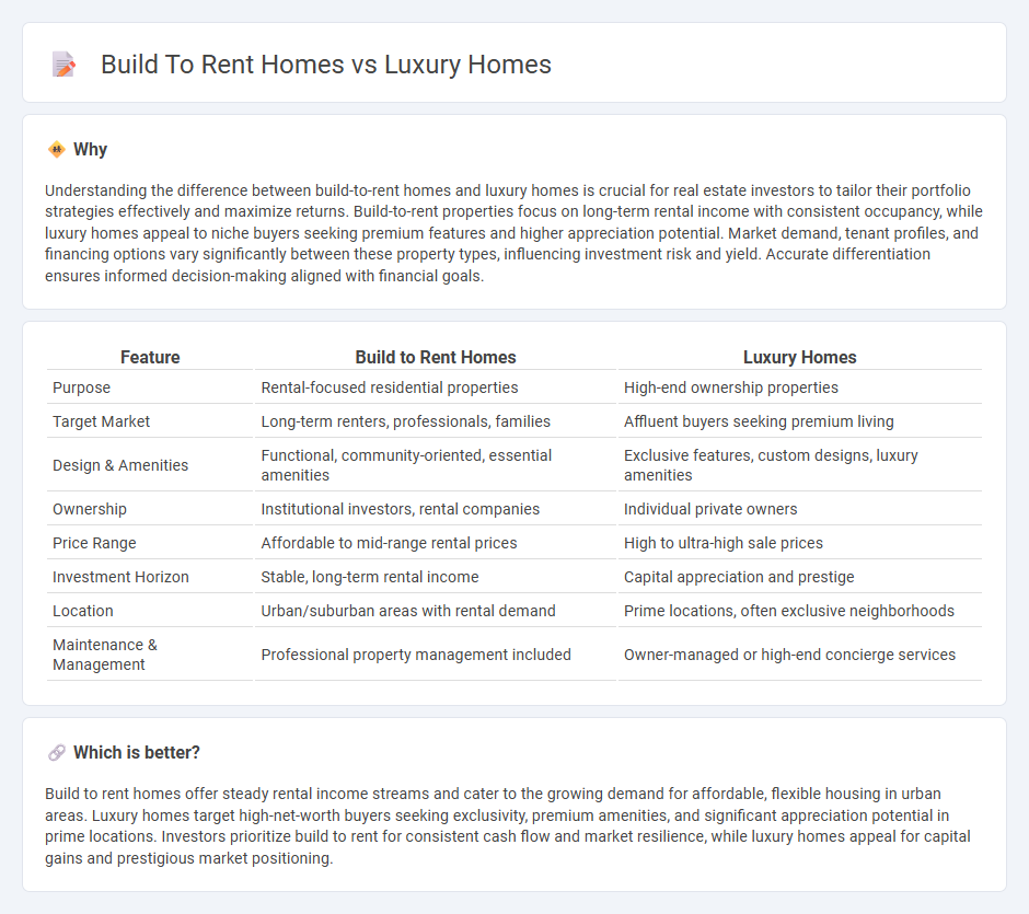 Build To Rent Homes vs Luxury Homes in Real Estate