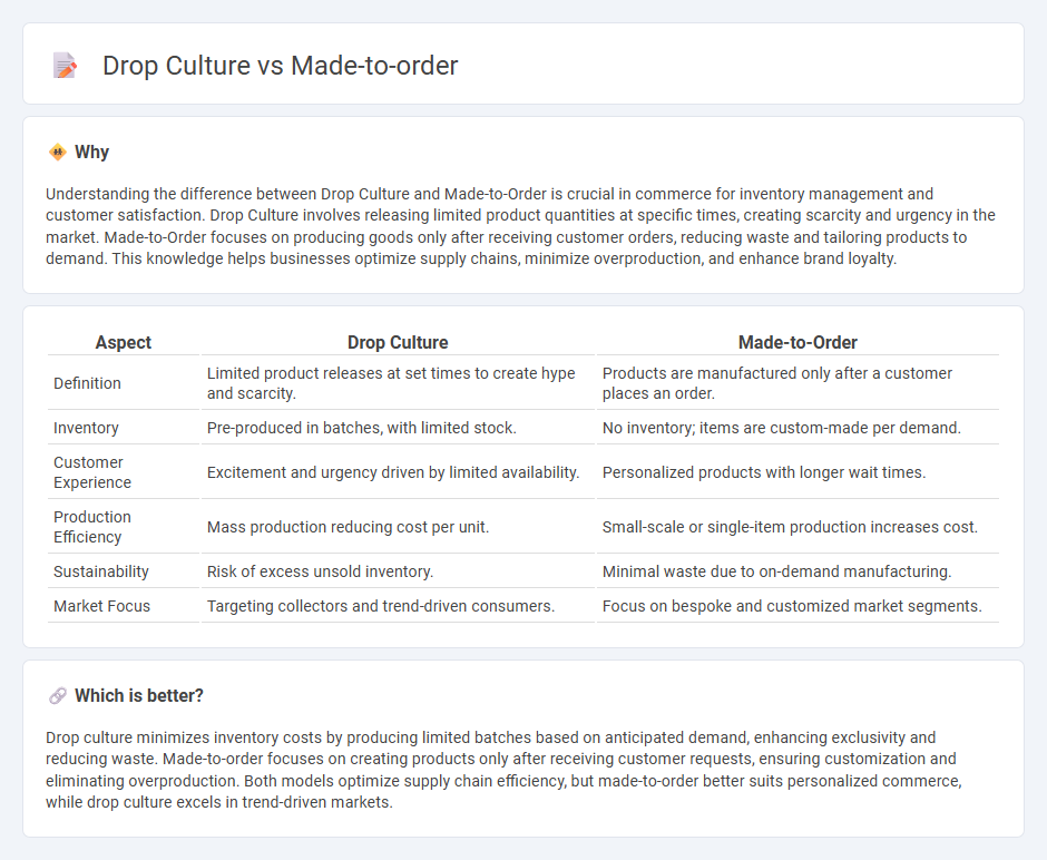 Drop Culture vs Made-To-Order in Commerce