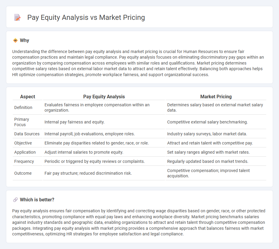 Pay Equity Analysis vs Market Pricing in Human Resources