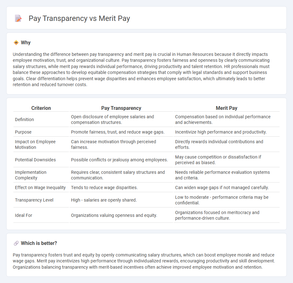 Pay Transparency vs Merit Pay in Human Resources