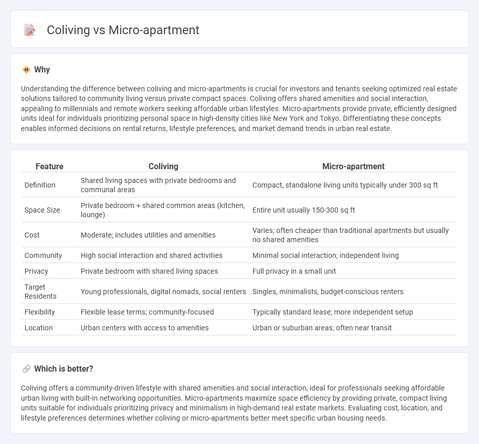 Coliving vs Micro-Apartment in Real Estate