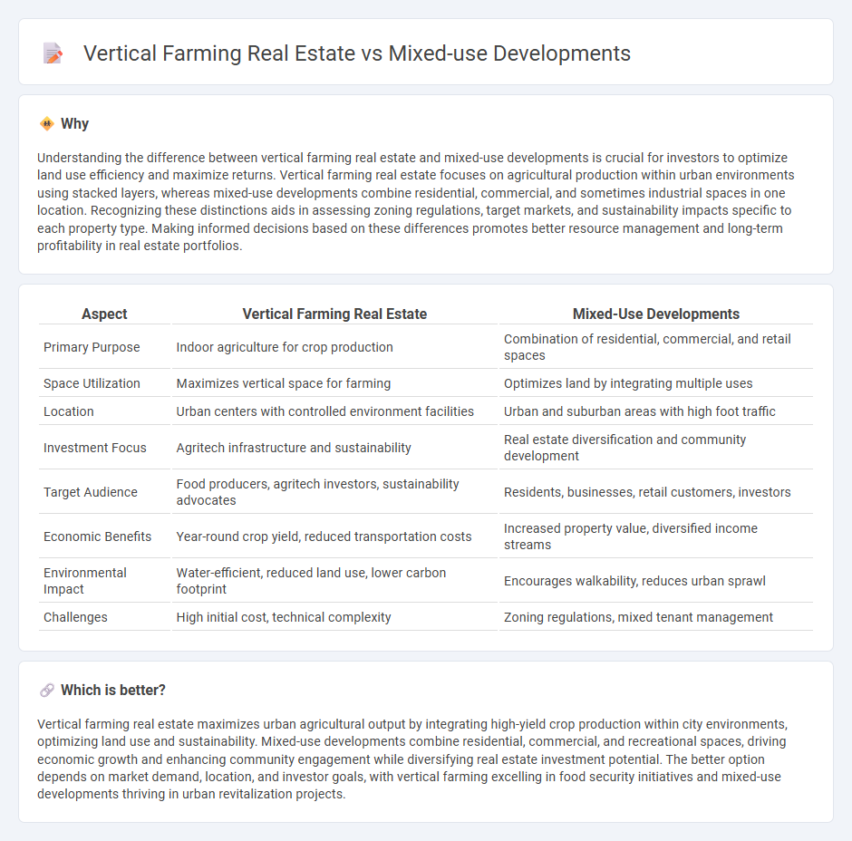 Vertical Farming Real Estate vs Mixed-Use Developments in Real Estate