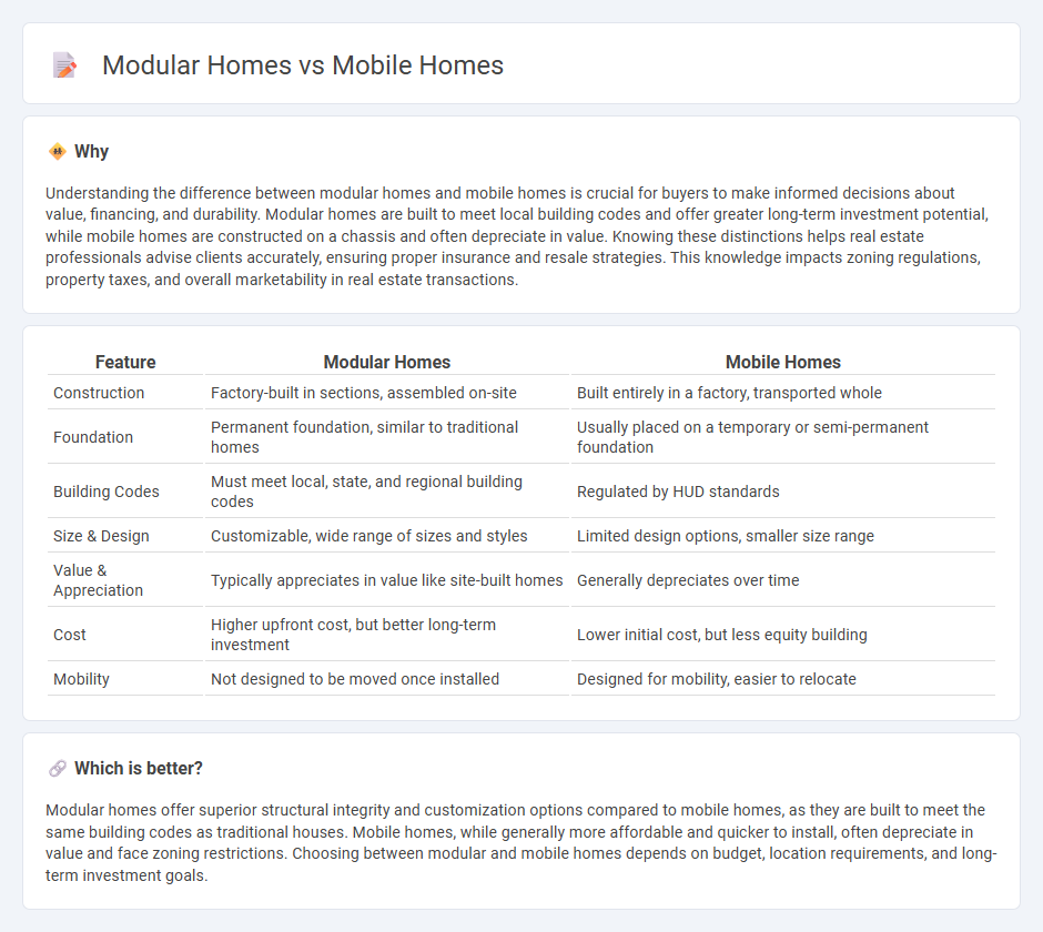 Modular Homes vs Mobile Homes in Real Estate