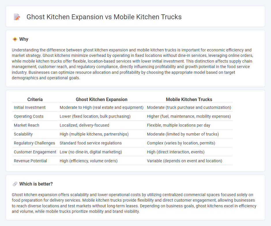 Ghost Kitchen Expansion vs Mobile Kitchen Trucks in Economy