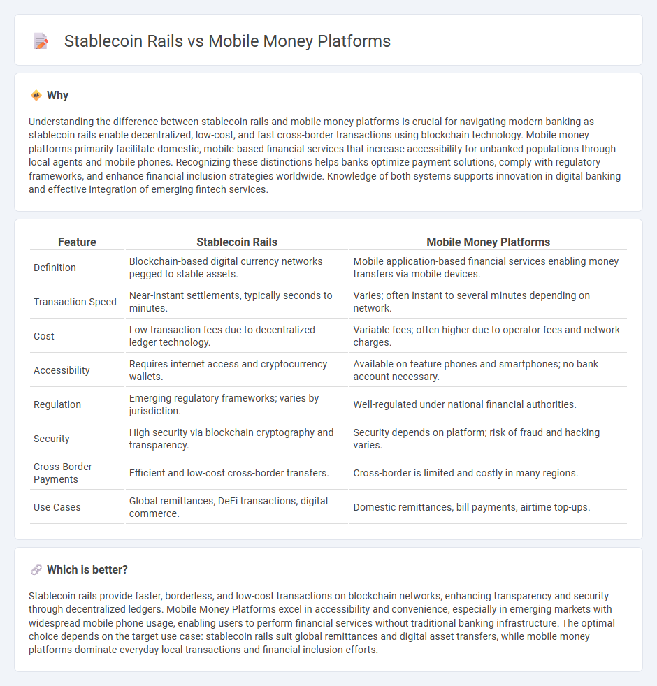 Stablecoin Rails vs Mobile Money Platforms in Banking