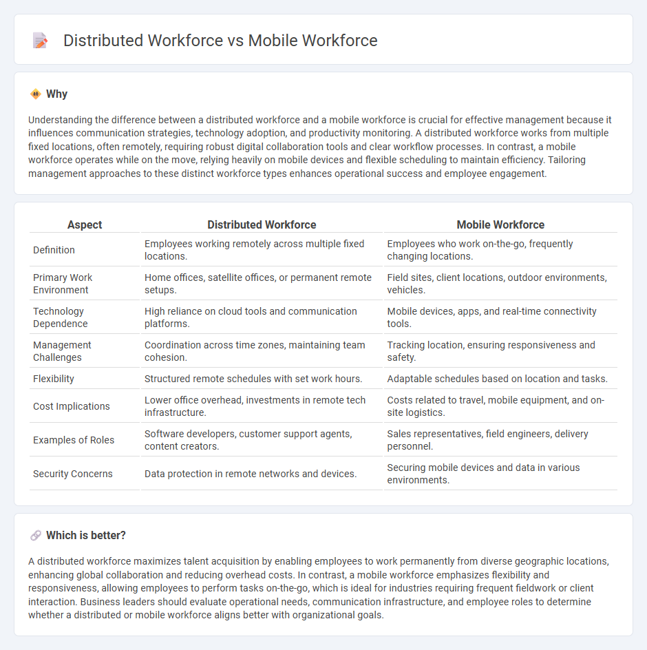 Distributed Workforce vs Mobile Workforce in Management