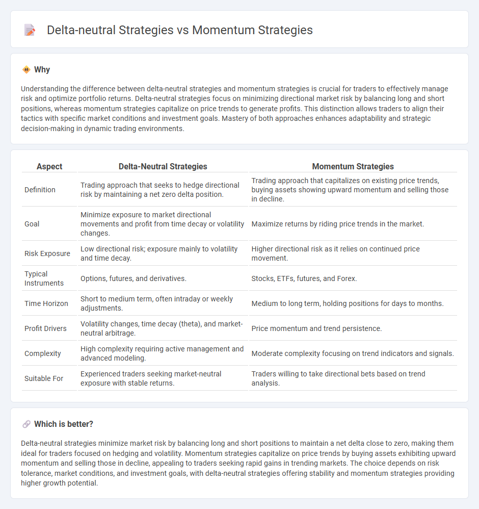 Delta-Neutral Strategies vs Momentum Strategies in Trading