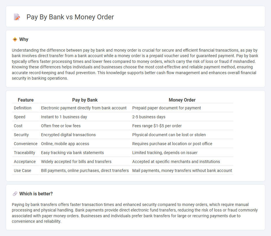 Pay By Bank vs Money Order in Banking