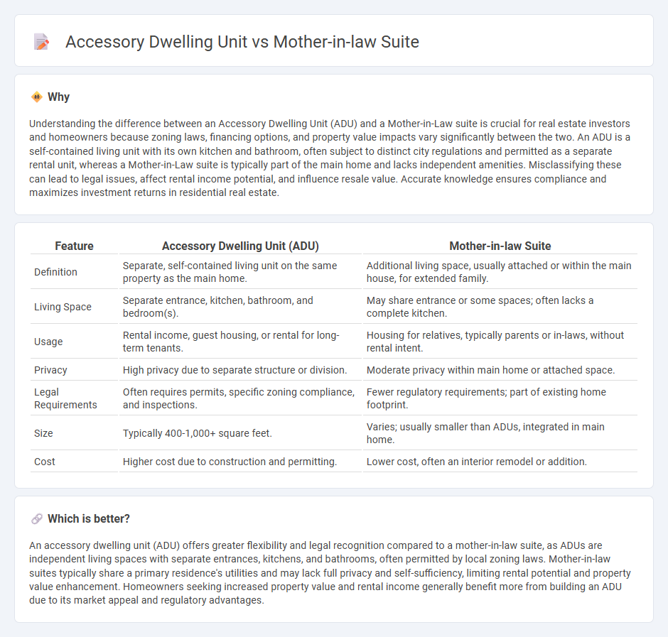 Accessory Dwelling Unit vs Mother-In-Law Suite in Real Estate