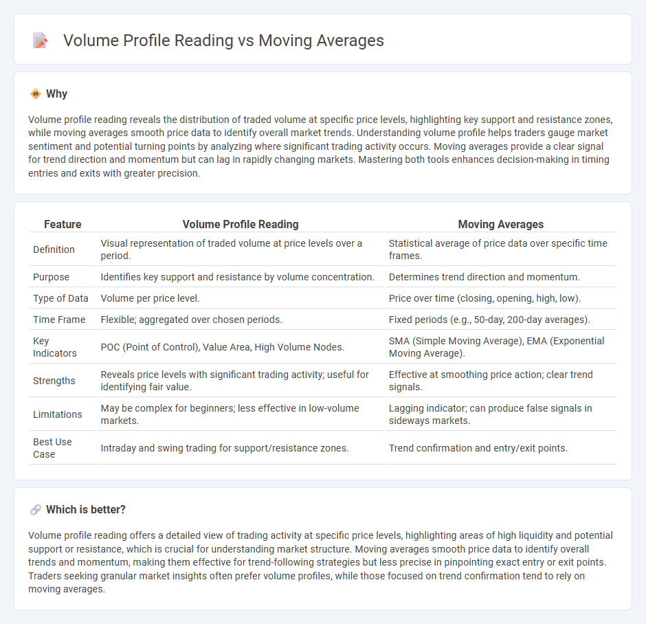 Volume Profile Reading vs Moving Averages in Trading