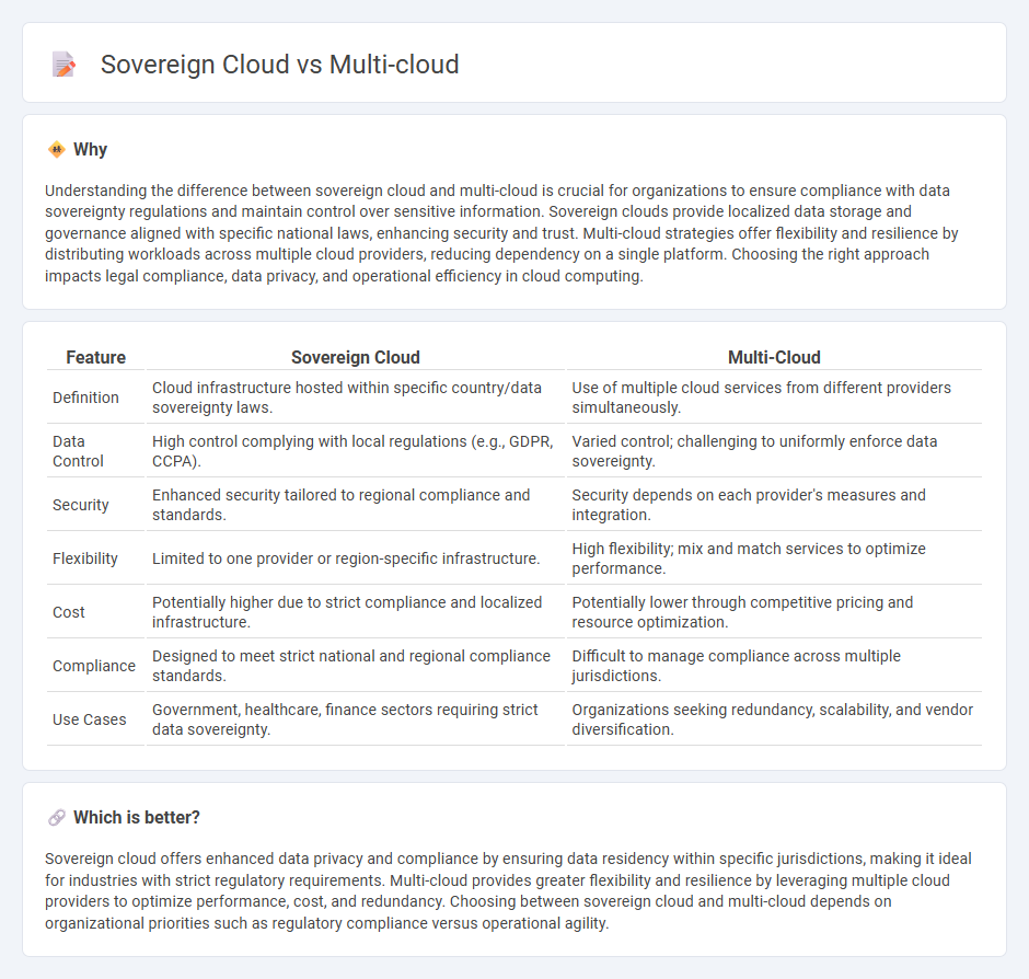 Sovereign Cloud vs Multi-Cloud in Technology