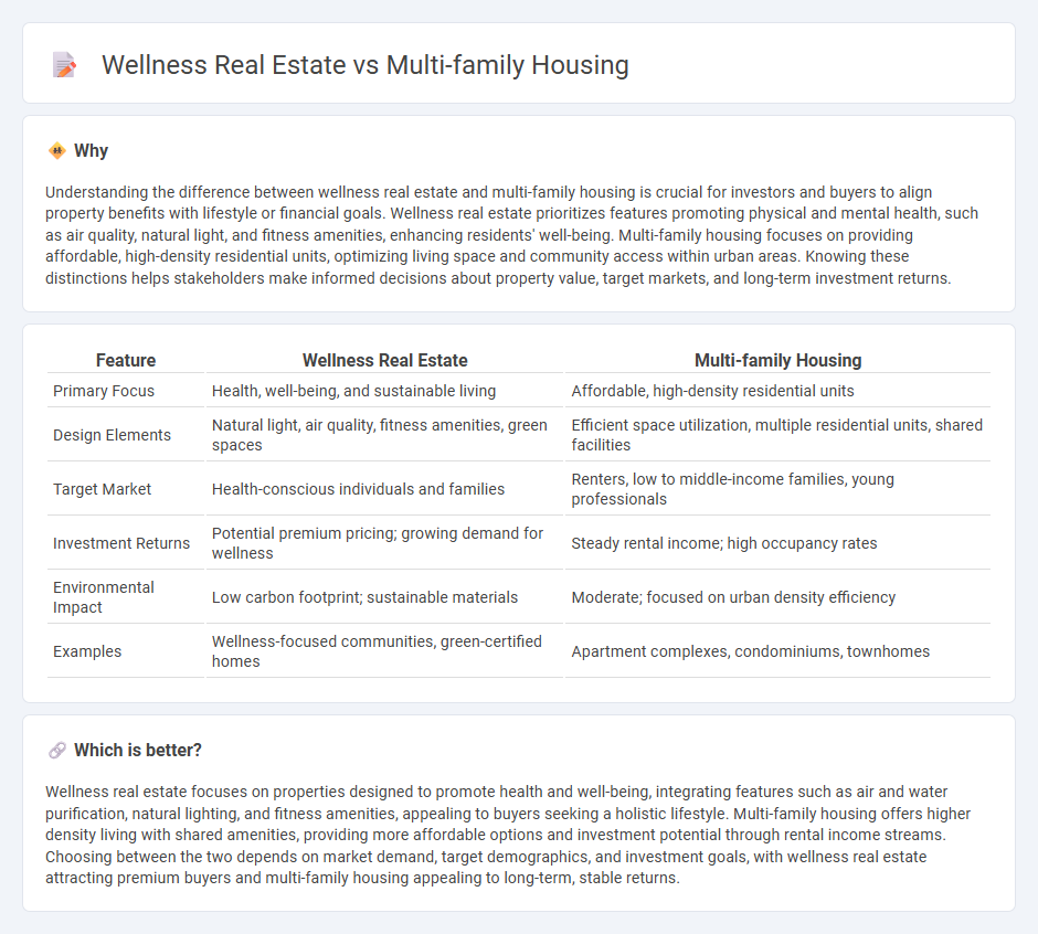 Wellness Real Estate vs Multi-Family Housing in Real Estate