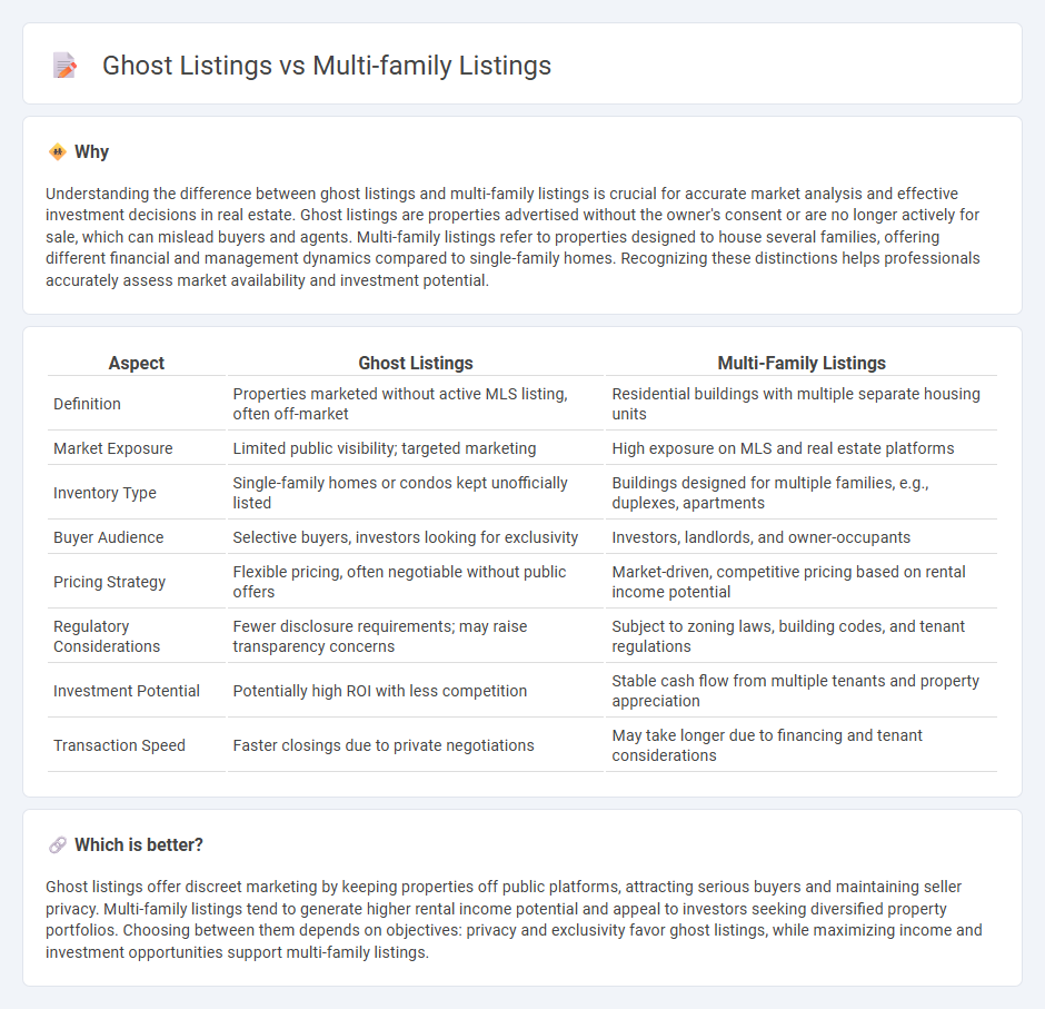 Ghost Listings vs Multi-Family Listings in Real Estate
