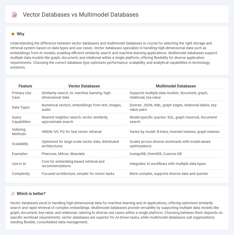 Vector Databases vs Multimodel Databases in Technology