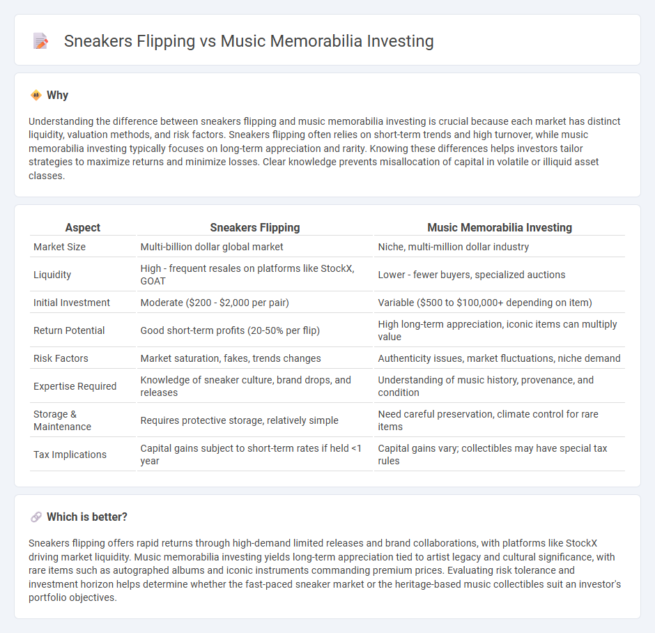 Sneakers Flipping vs Music Memorabilia Investing in Investment