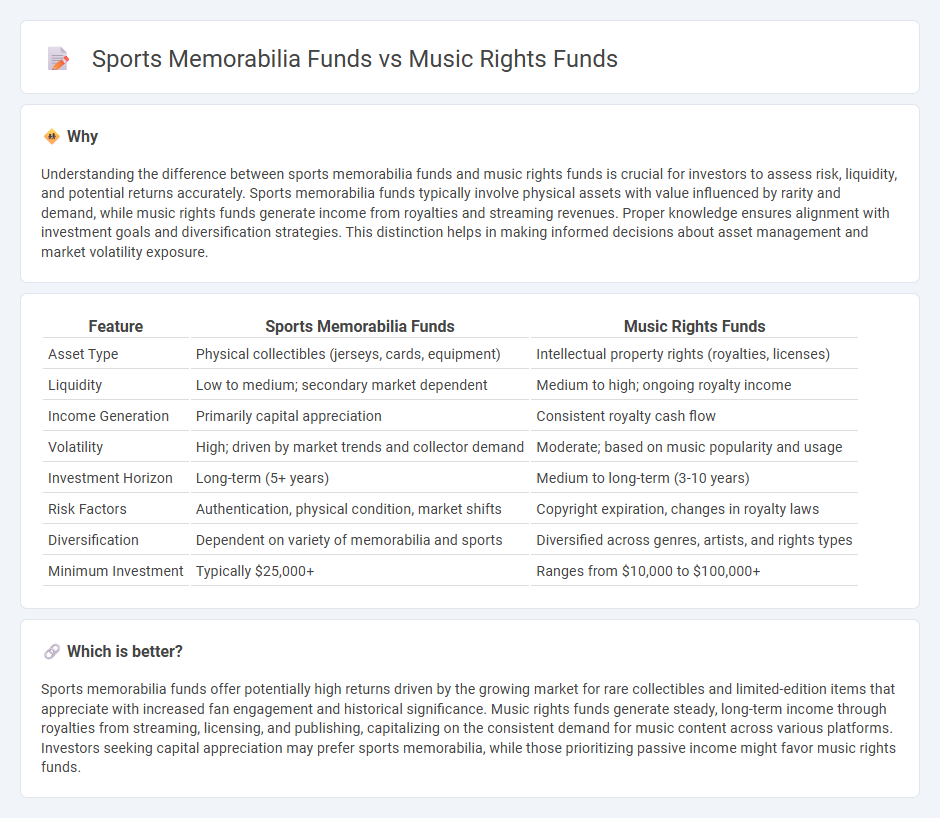 Sports Memorabilia Funds vs Music Rights Funds in Investment