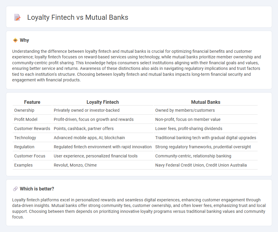 Loyalty Fintech vs Mutual Banks in Banking