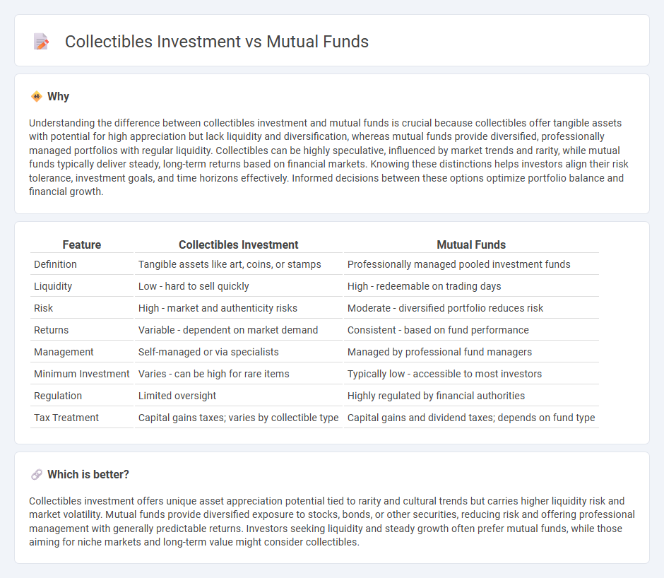 Collectibles Investment vs Mutual Funds in Investment