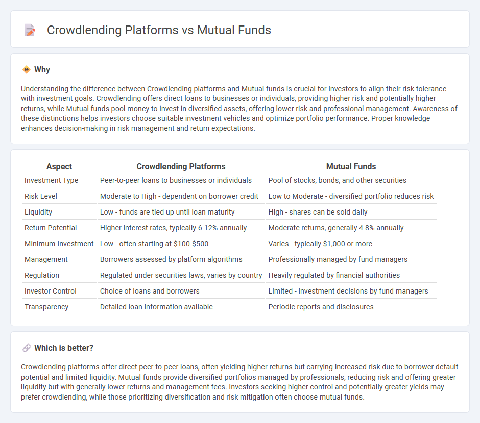 Crowdlending Platforms vs Mutual Funds in Investment