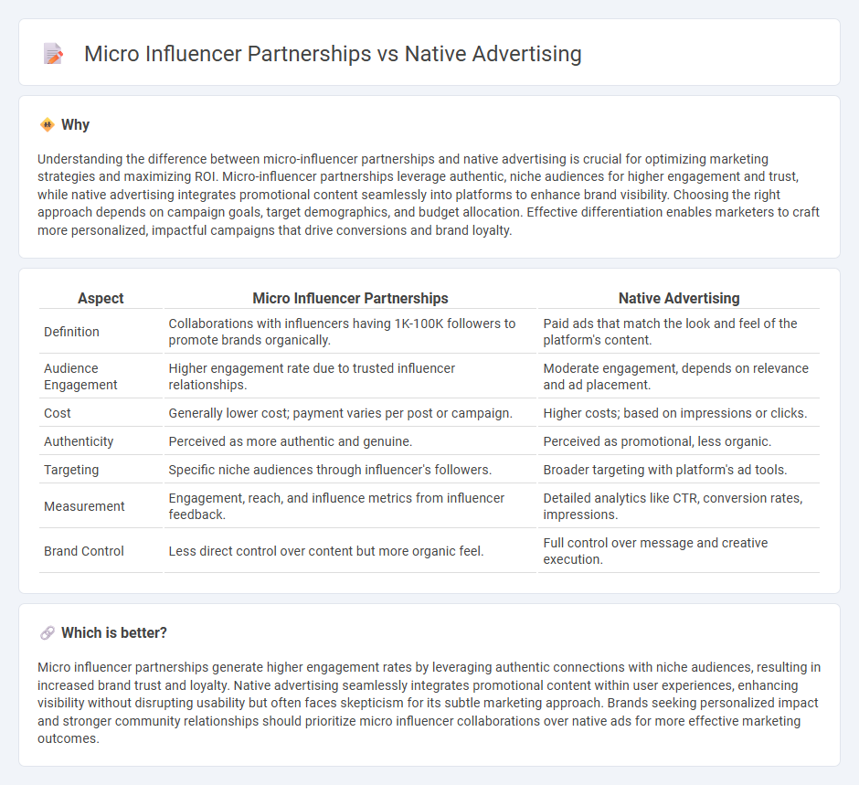 Micro Influencer Partnerships vs Native Advertising in Marketing