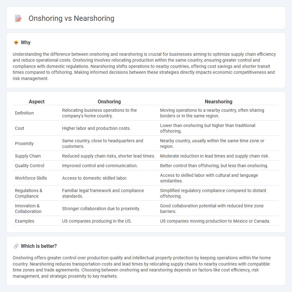 Onshoring vs Nearshoring in Economy