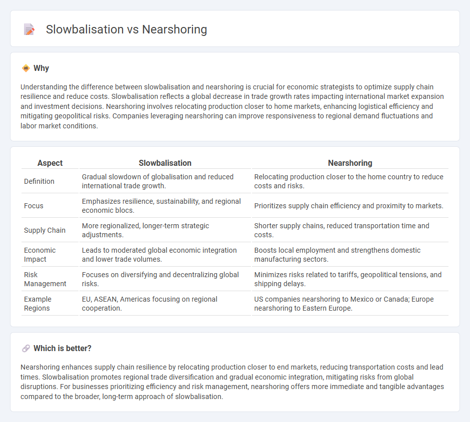 Slowbalisation vs Nearshoring in Economy