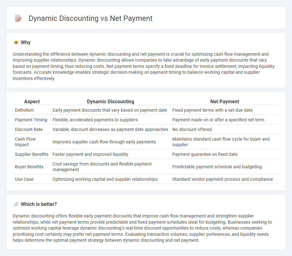 Dynamic Discounting vs Net Payment in Accounting