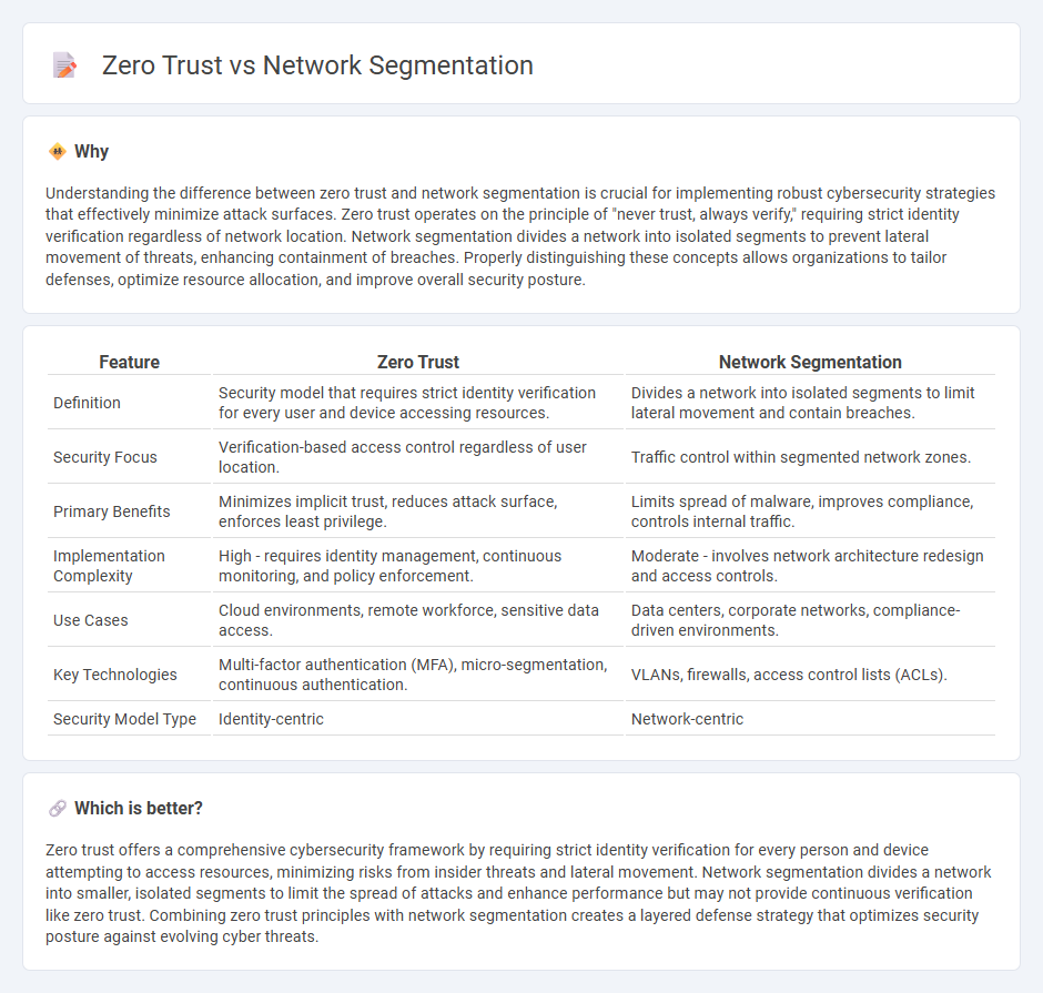 Zero Trust vs Network Segmentation in Technology