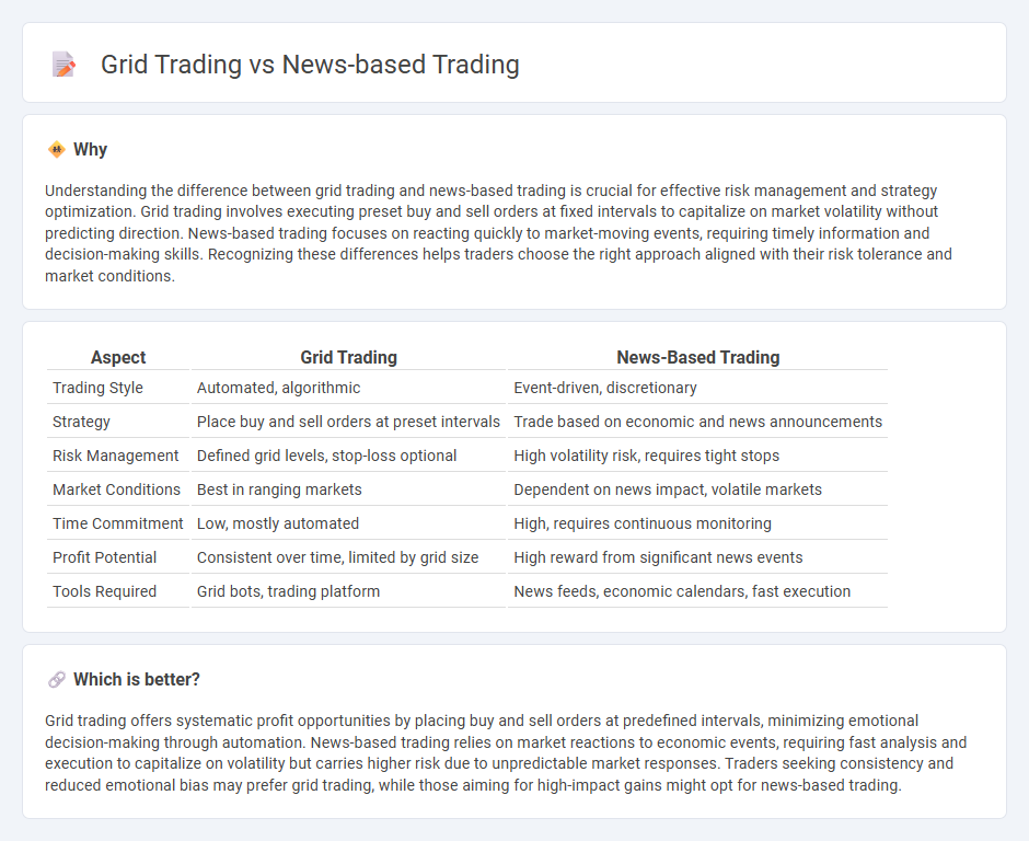 Grid Trading vs News-Based Trading in Trading