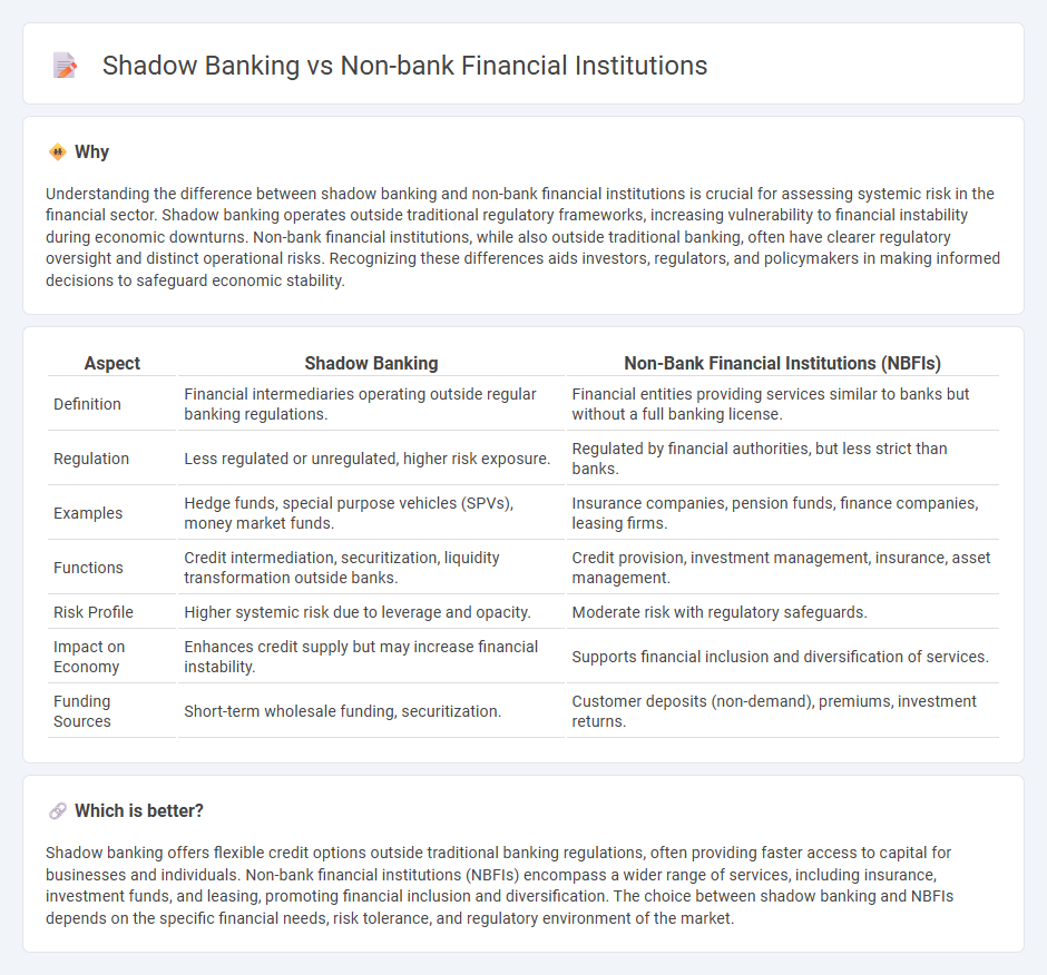 Shadow Banking vs Non-Bank Financial Institutions in Finance