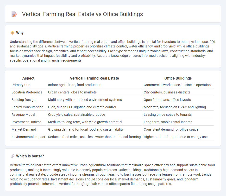 Vertical Farming Real Estate vs Office Buildings in Real Estate