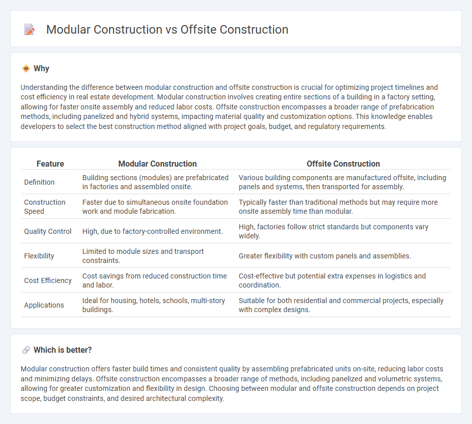 Modular Construction vs Offsite Construction in Real Estate