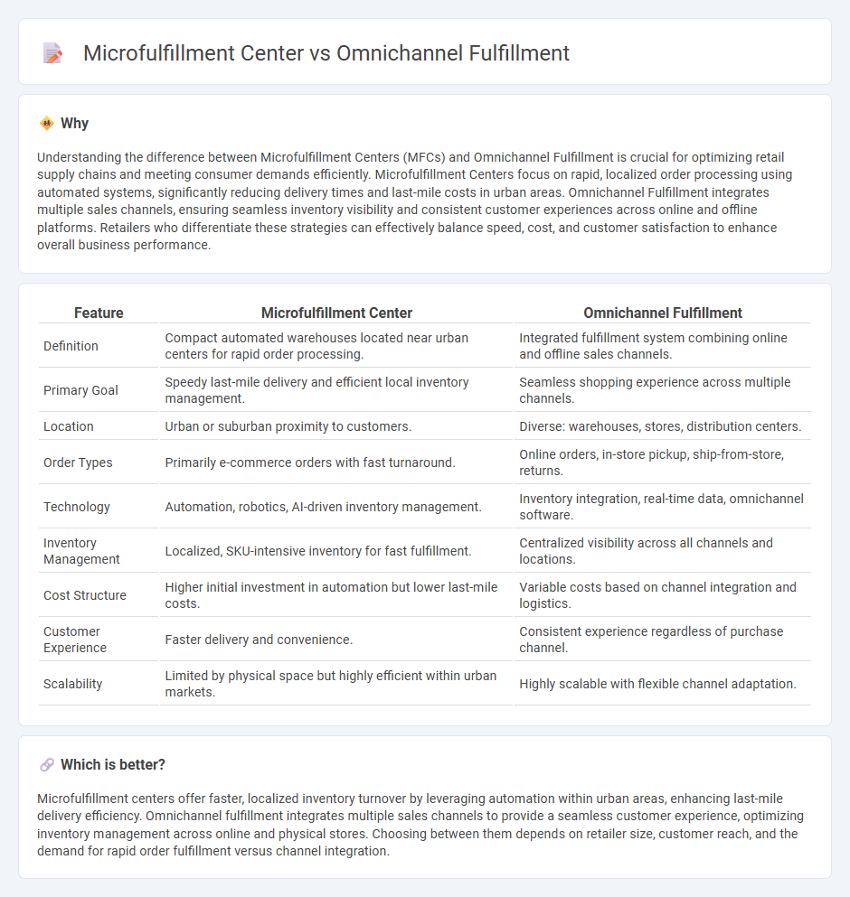 Microfulfillment Center vs Omnichannel Fulfillment in Retail