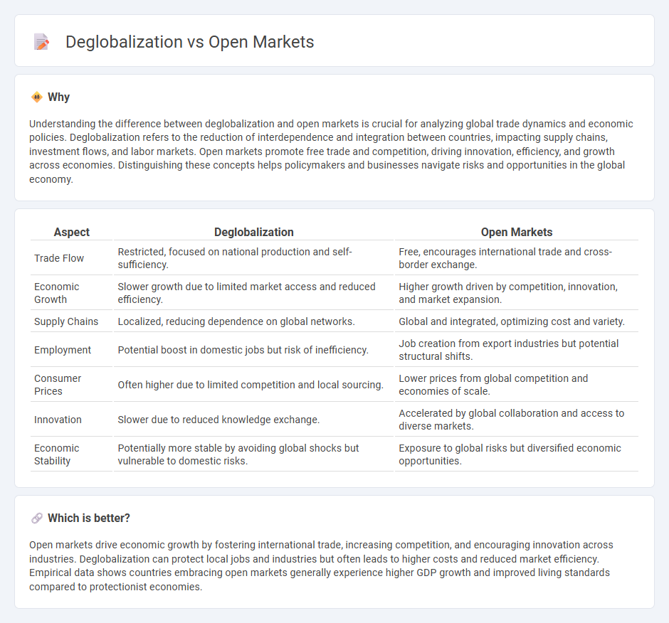 Deglobalization vs Open Markets in Economy