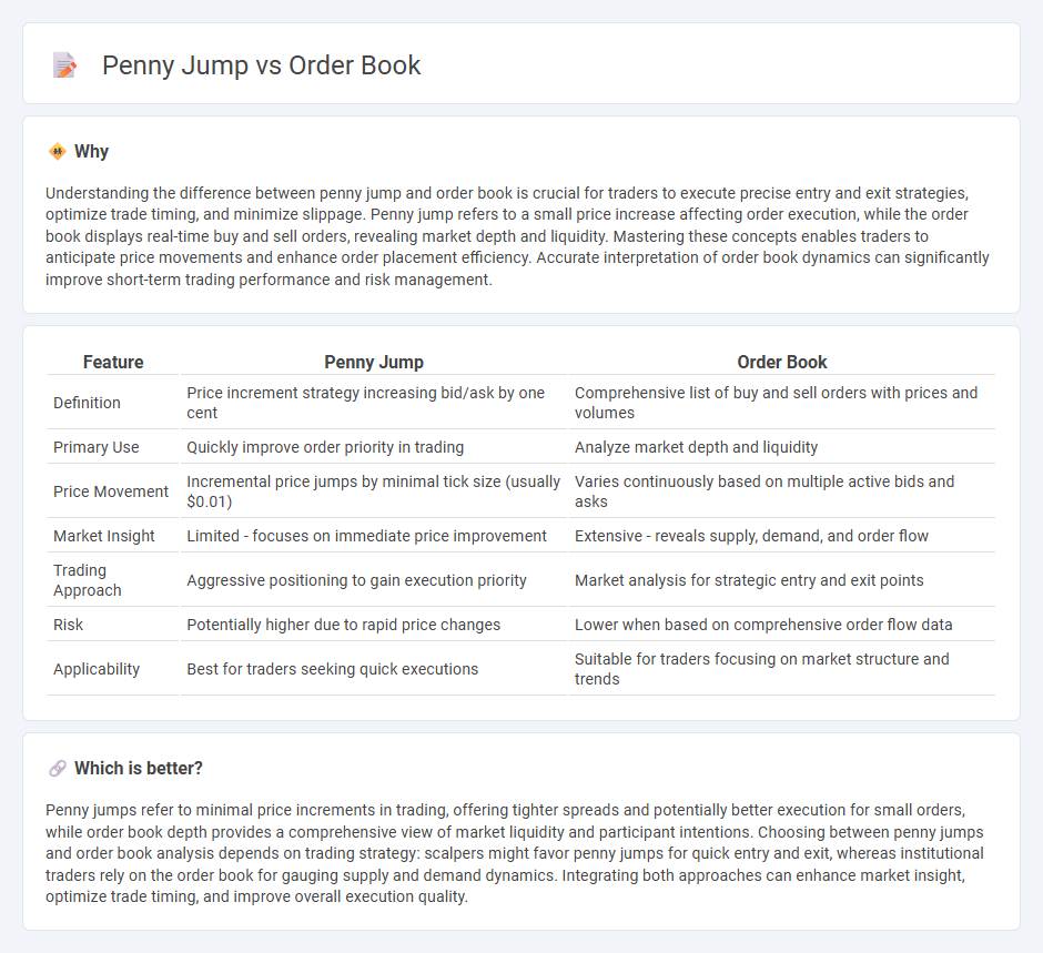Penny Jump vs Order Book in Trading